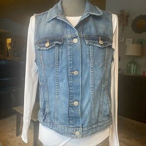Old Navy denim vest.